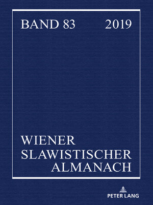 cover image of Wiener Slawistischer Almanach Band 83/2019